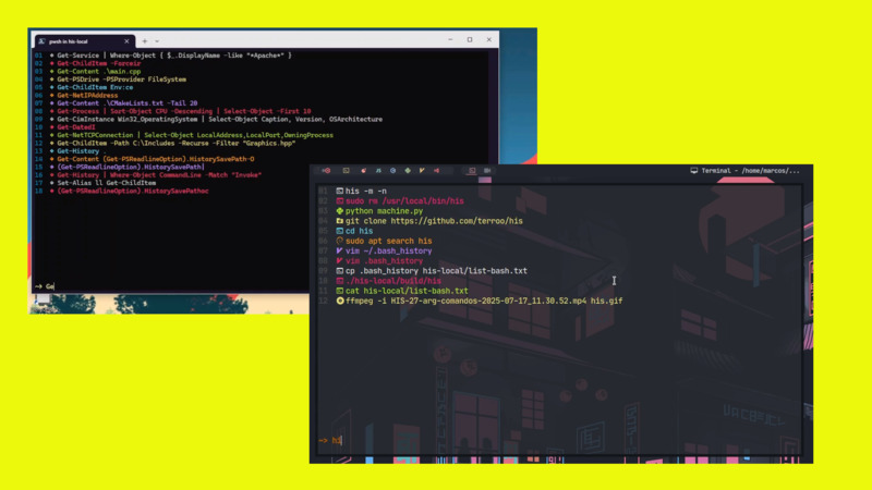 How to Interactively Retrieve Terminal History