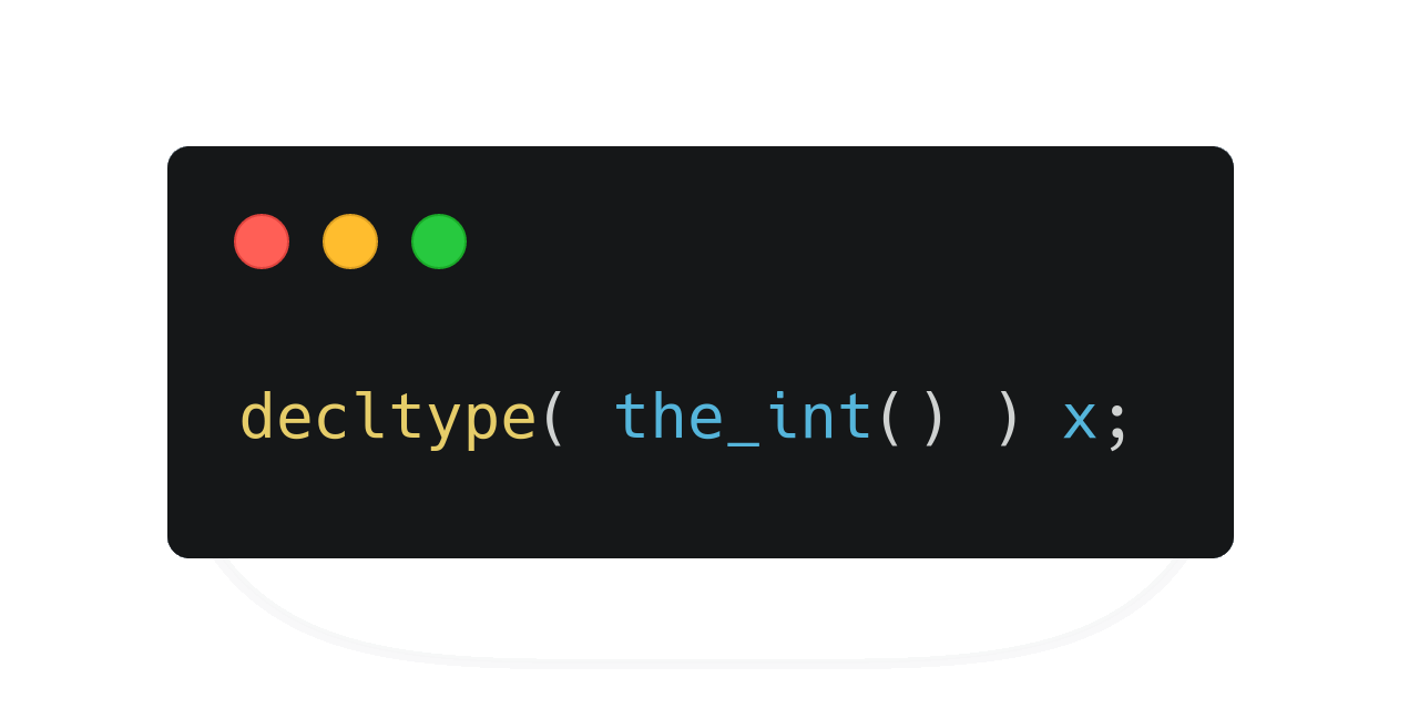 Definition of decltype in C++