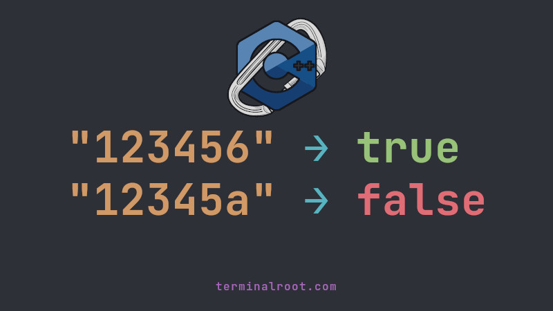 3 Ways to Check if a String Has Only Numbers in C++