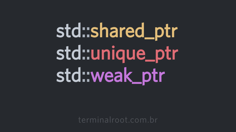 Differences between shared_ptr, unique_ptr and weak_ptr