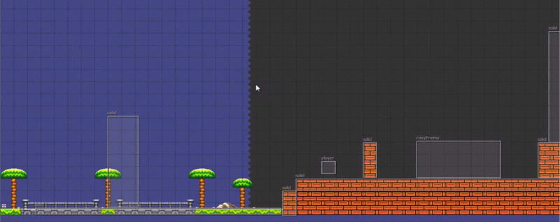 2D Jogo 18 Da Plataforma De Tileset Ilustração do Vetor