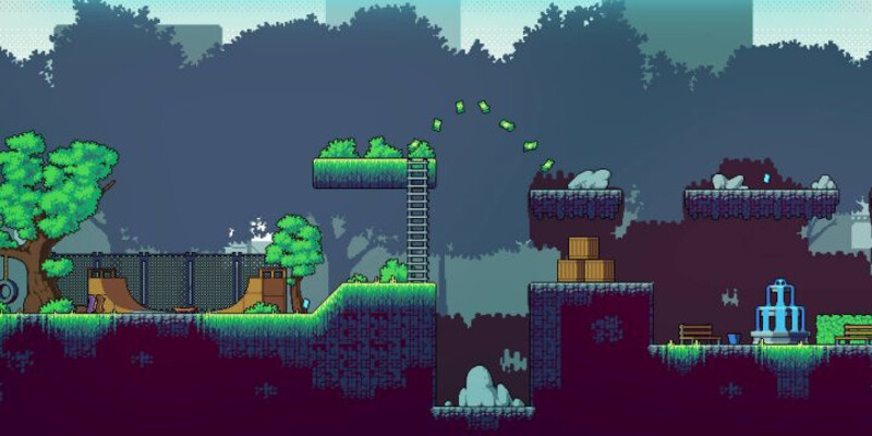 2D Jogo 50 Da Plataforma De Tileset Ilustração do Vetor