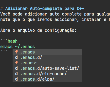 GNU Emacs auto-complete 2