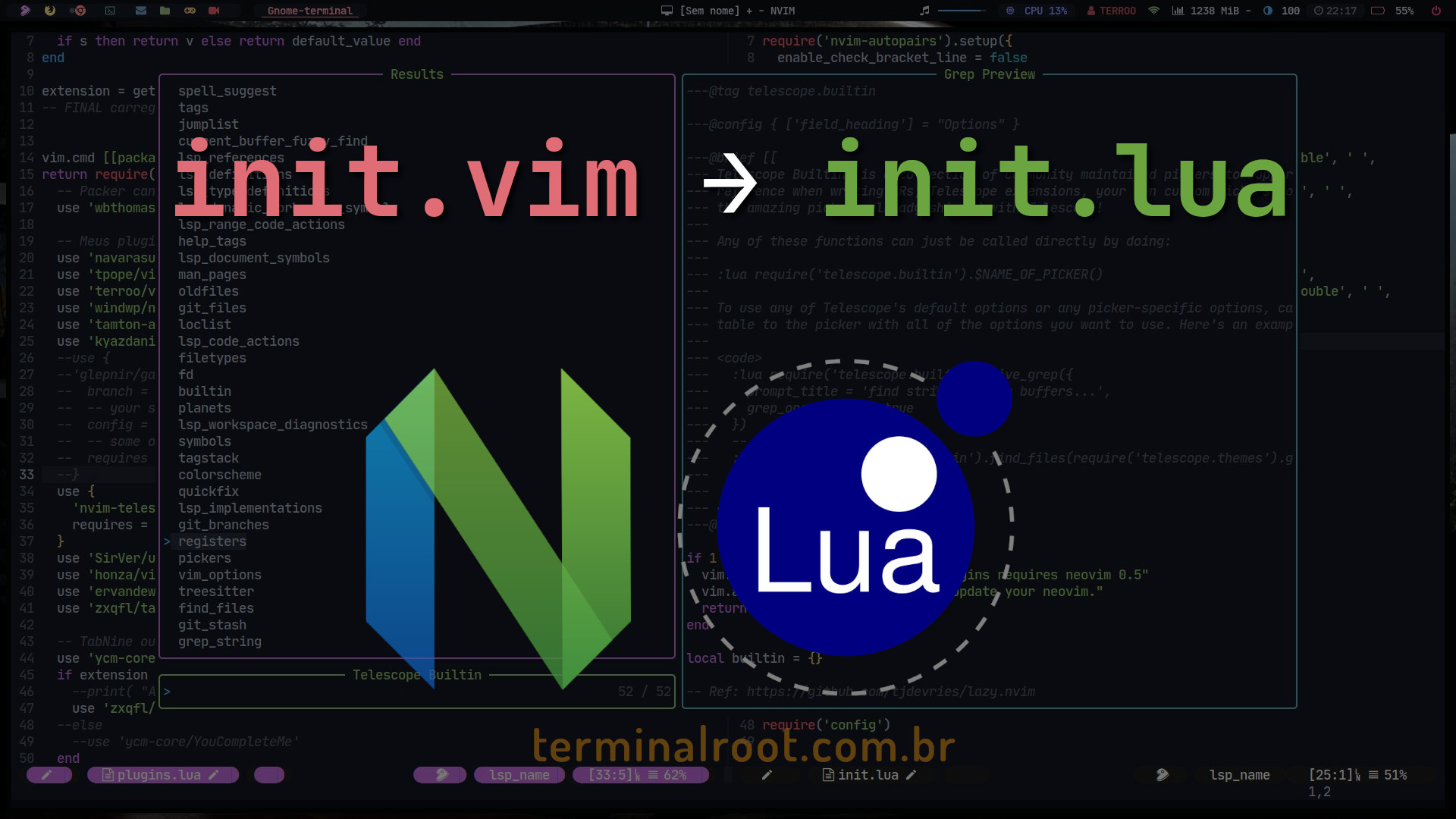 From init.vim to init.lua - All about Neovim with Lua