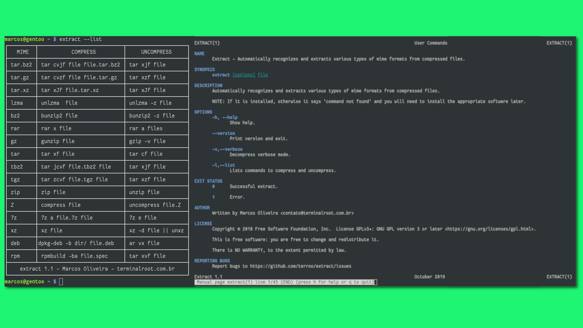 How To Extract File In Terminal