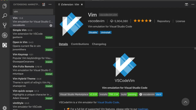 How to use VIM together with VSCODE