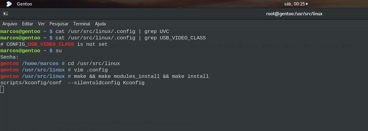 How to Enable Webcam Drive and Install Cheese on Gentoo