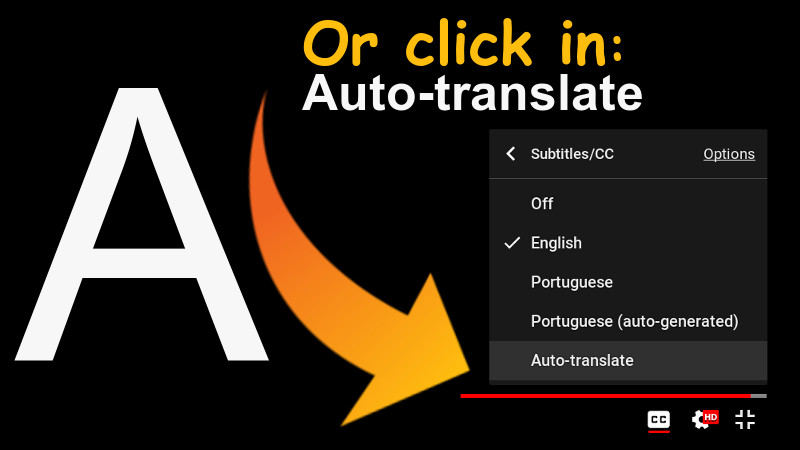 Click in Auto-translate